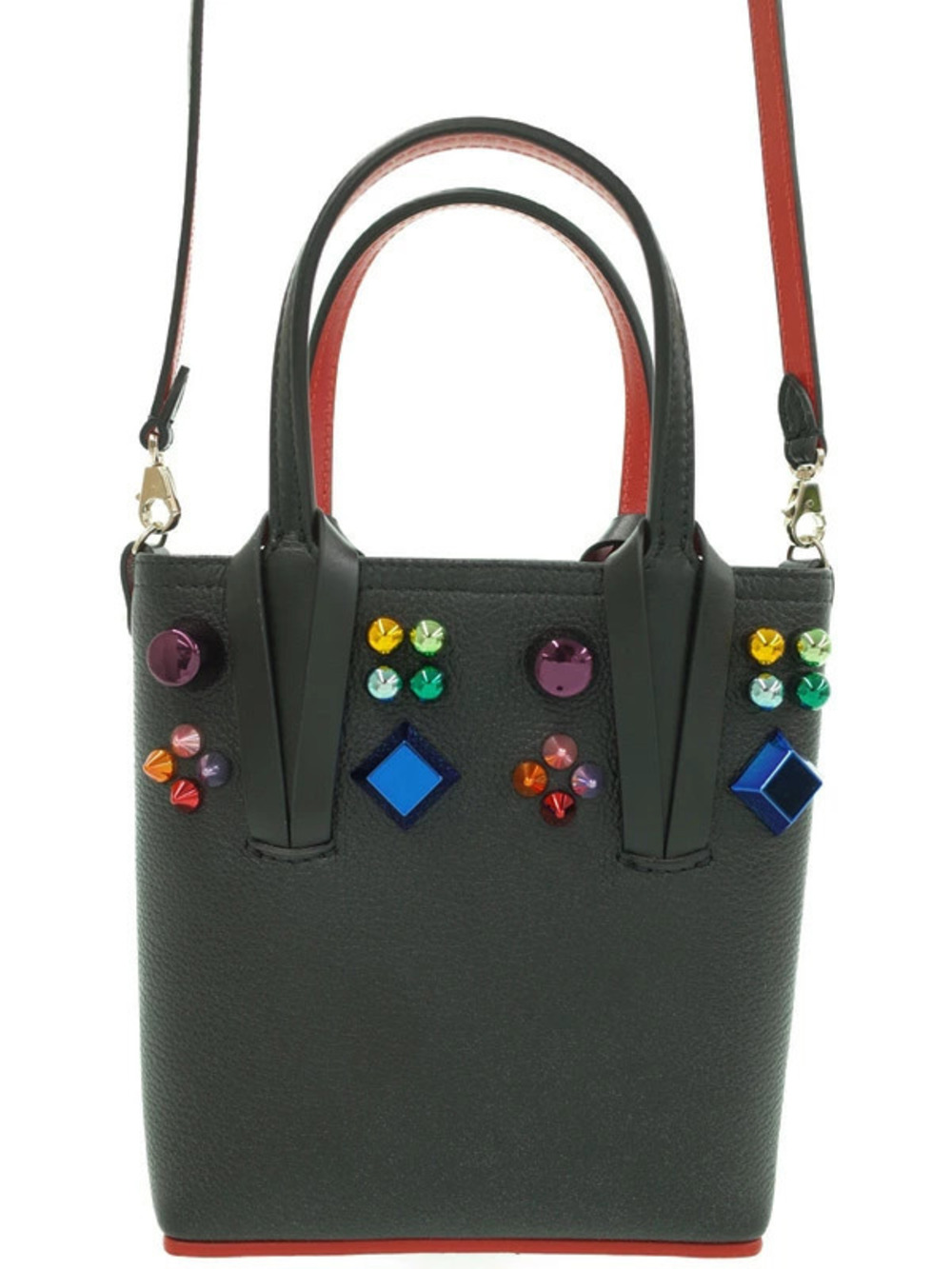Christian Louboutin CABATA Handbag Studded Black